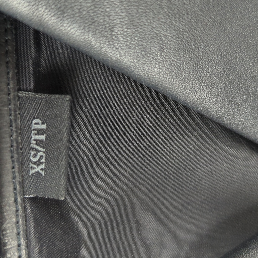 Mackage Women's Black Leather Biker Jacket - Picture 9 of 10